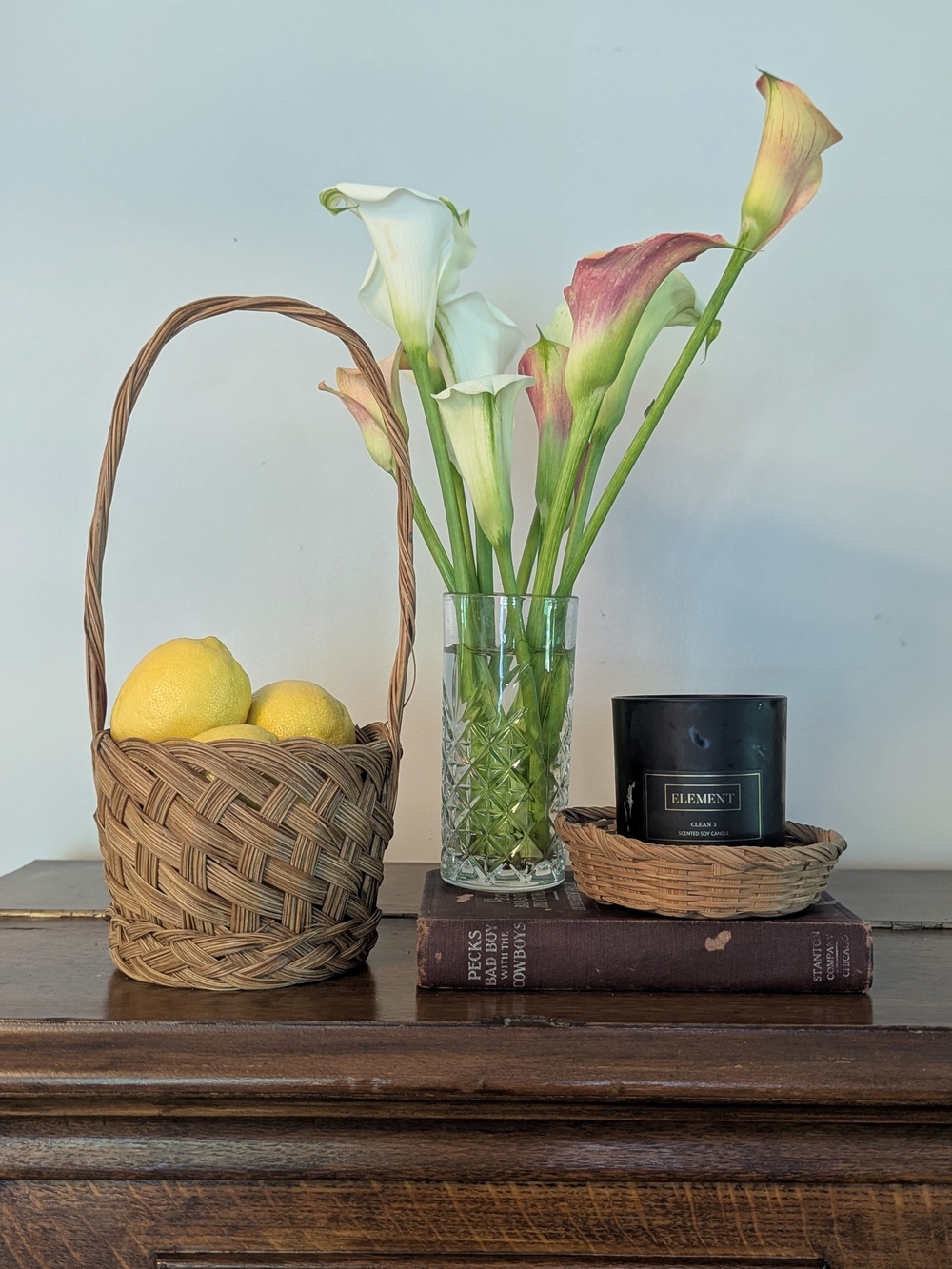 Global Woven Wicker Baskets (Set of 2) Made In Portugal And Japan